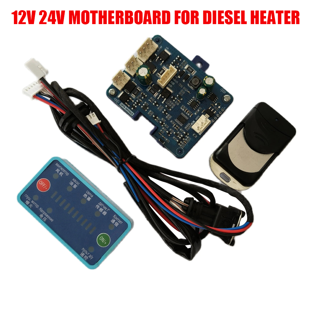12V Diesel Heater With Remote - 12V 24V Universal Air Diesel Heater