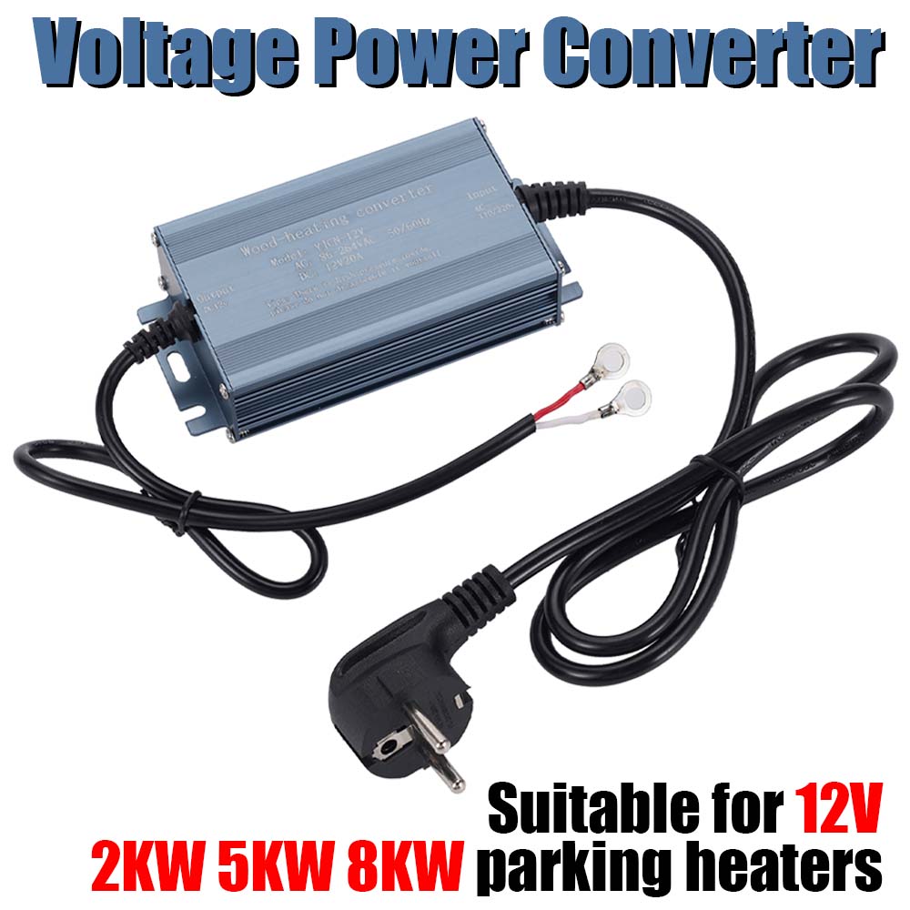 Diesel Heater Silencer Muffler - Parking Heater Adapter Power Cord 12V
