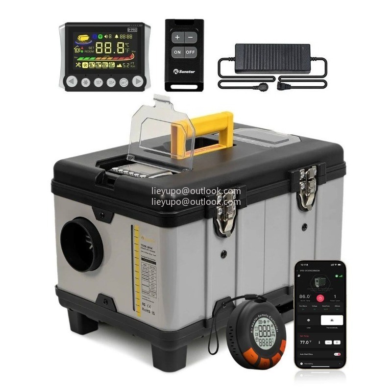 Diesel Parking Heater 8Kw 24V - 8KW Diesel Air Heater 12V/24V/110-240V LCD