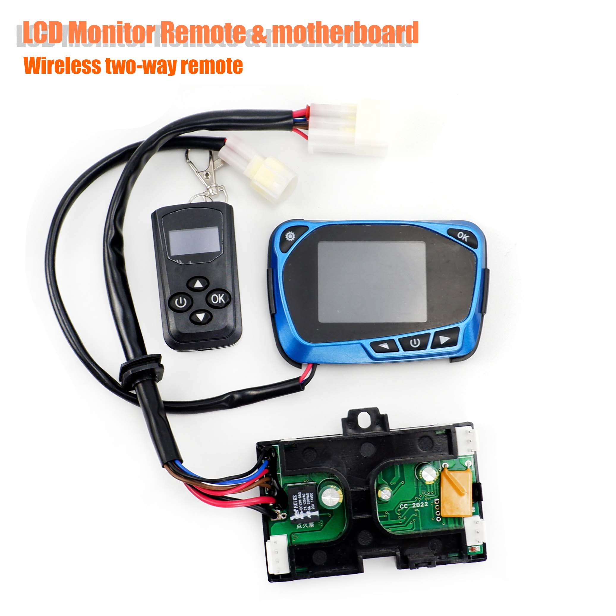 12V Diesel Heater With Remote - 12V Air Diesel Heater LCD Monitor