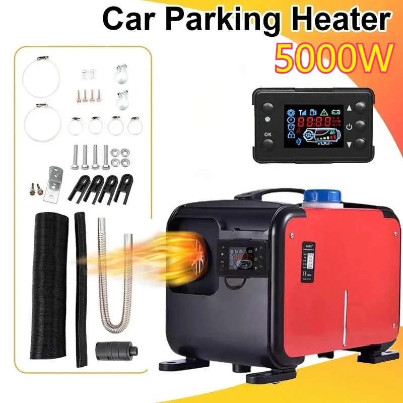 12V Diesel Heater With Remote - 12V 24V 220V 3 in 1