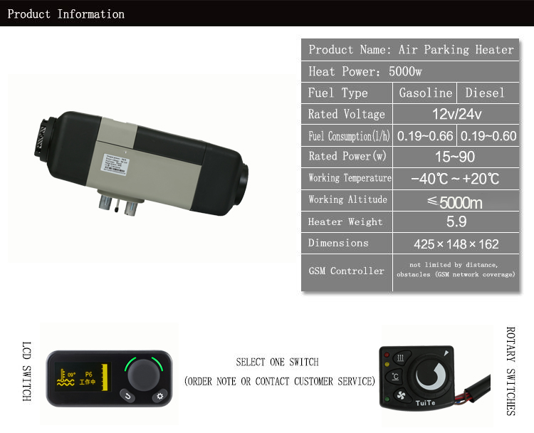 JP High Quality Diesel Air Hea - Air Diesel Heater 5Kw Bluetooth recension och pris