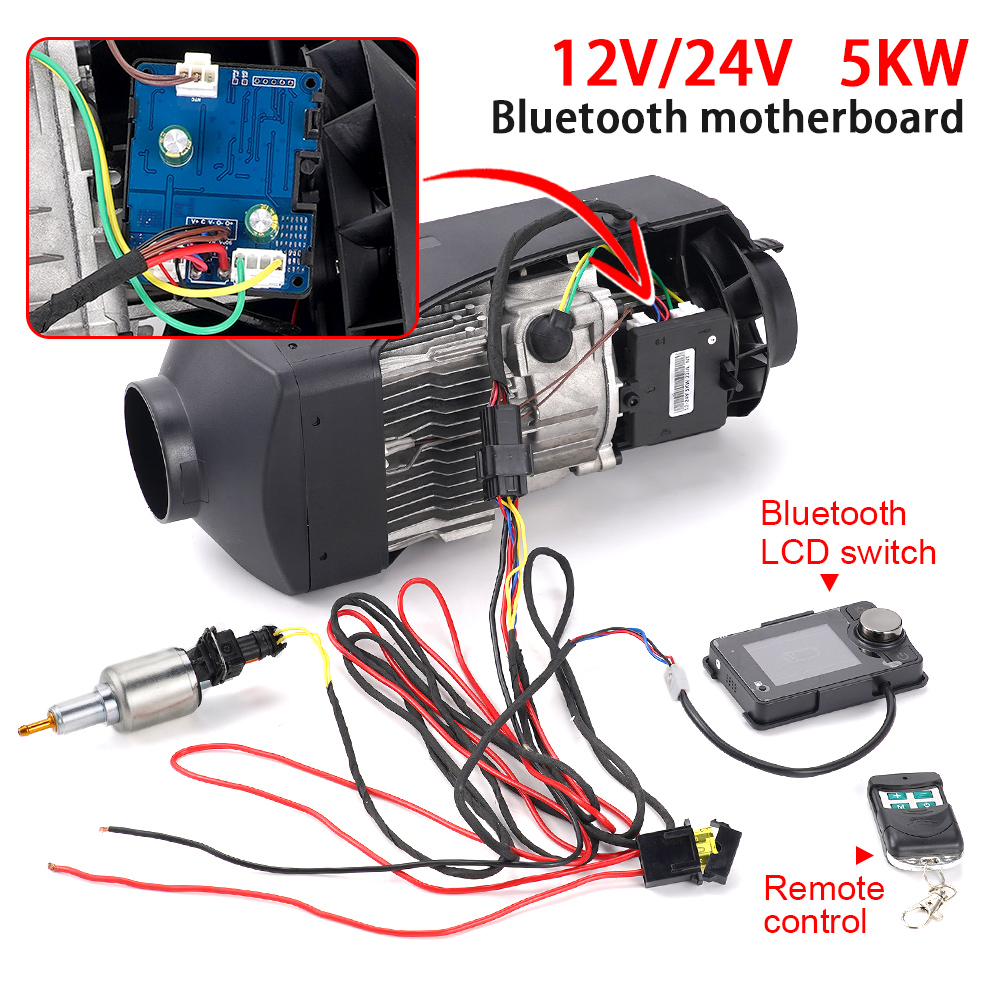 5-8KW Parking Heater Accessori - 12V Diesel Heater With Remote recension och pris