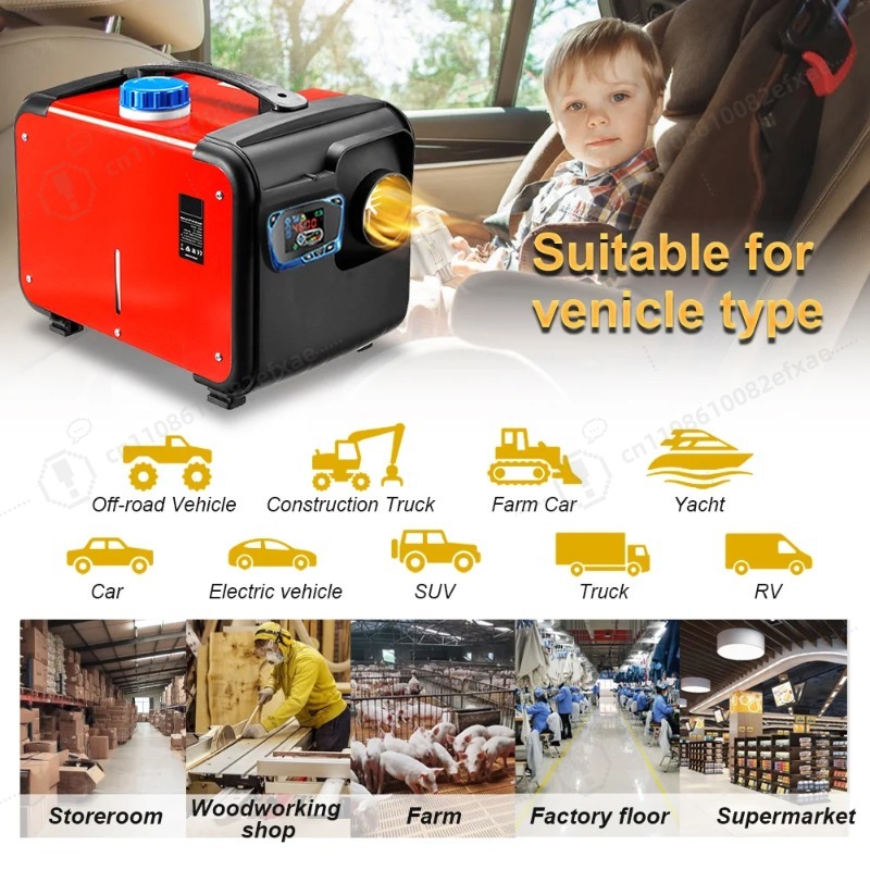 Universal 12V 24V Diesel Air P - 12V Diesel Heater With Remote recension och pris