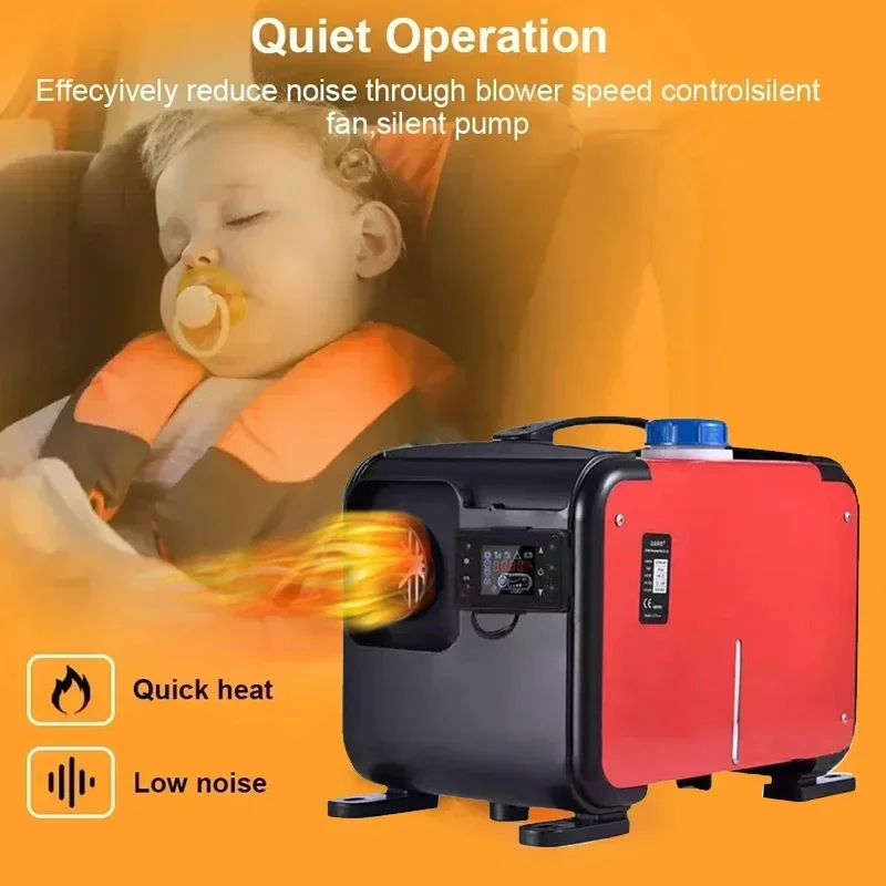 12V 24V 220V 3 in 1 Car Diesel - 12V Diesel Heater With Remote recension och pris