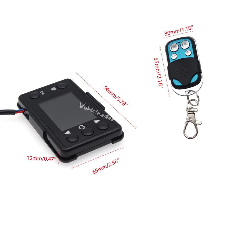 12V 24V Diesels Air Heater LCD - 12V Diesel Heater With Remote recension och pris
